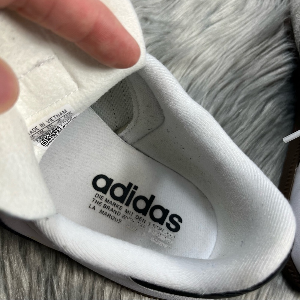 Adidas classic samba indoor soccer shoes white size 10.5 - Picture 4 of 16